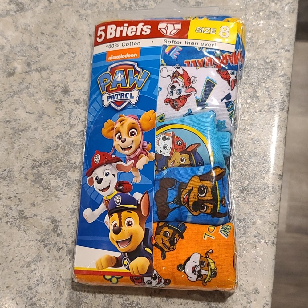 Boys paw patrol underwear